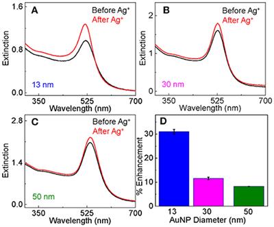 Surface Plasmon Resonance, Formation Mechanism, and Surface Enhanced Raman Spectroscopy of Ag+-Stained Gold Nanoparticles